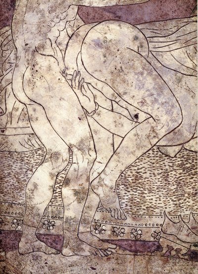 Nude Couple (detail) by Unbekannt Unbekannt